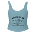 Women's Micro Ribbed Scoop Tank