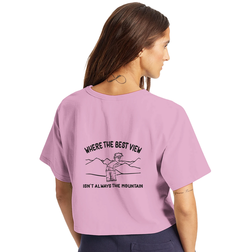 Women's Cropped Crewneck T-Shirt | Summer Collection | Women's Styles